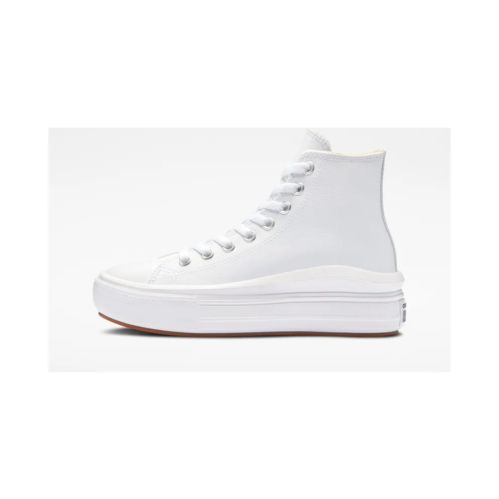 Converse Chuck Taylor All Star Move Platform Foundational Leather White/Black/White