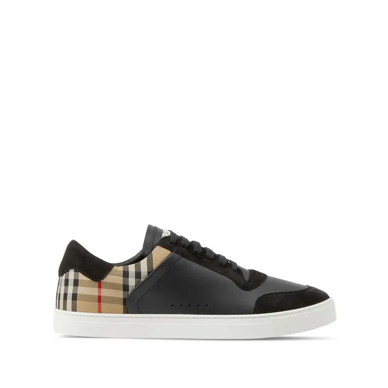 Burberry Leather, Suede and Check “Black” (8070818 MF STEVIE A7626)