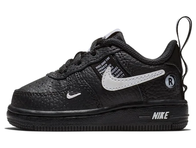 Nike Air Force 1 Low Utility Black White (TD) “Black / Tour Yellow / White” (AV4273-001)