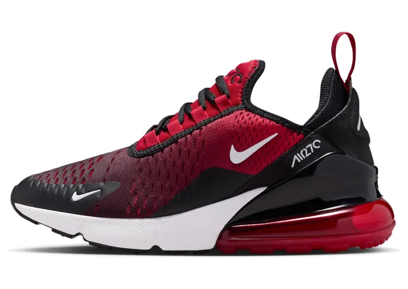 Nike Air Max 270 GS “Gym Red / Black / White” (943345-603)