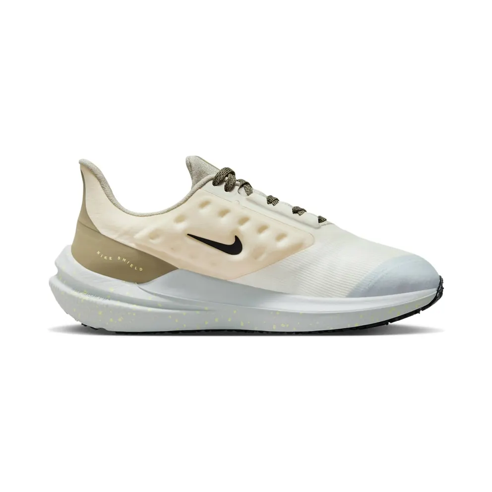 Nike IntelliKnitAir Winflo Shield “Pale Ivory / Neutral Olive / Sea Glass / High Voltage” (DM1104-100)