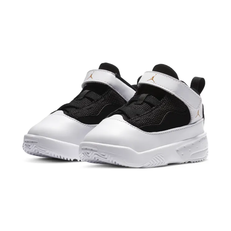 Nike Jordan Max Aura 2 “White / Black / Metallic Gold” (CN8096-107)