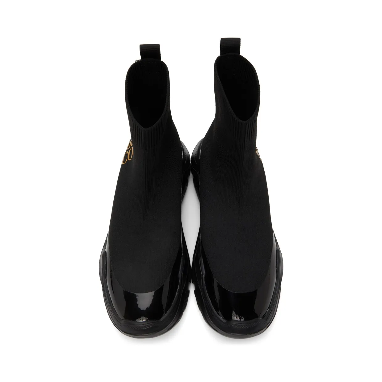 Versace Jeans Couture Black Speedtrack High Sneakers (E71VA3SC5EZS022) (5)