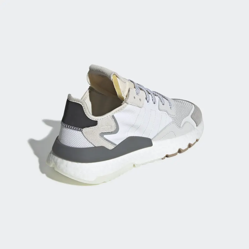 adidas Nite Jogger White Grey Footwear White/Crystal White/Core Black (CG5950)
