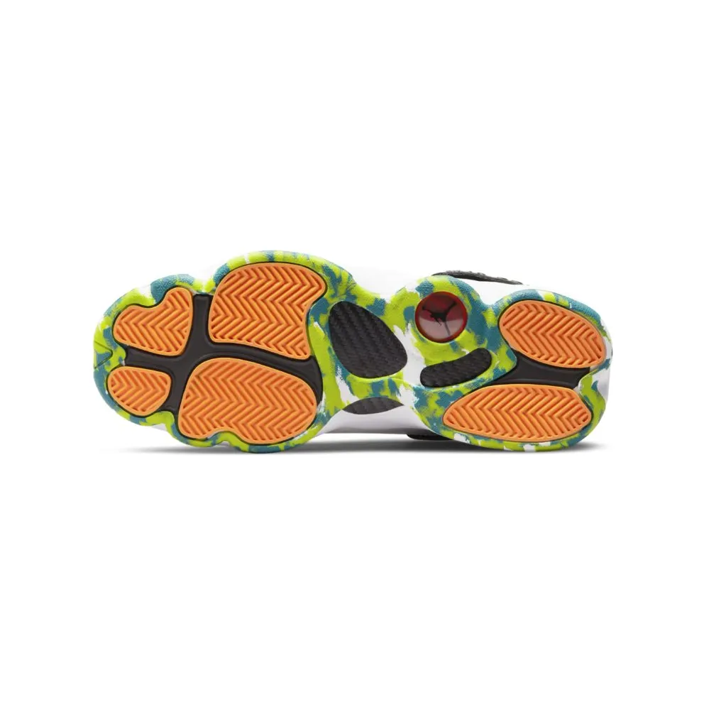 Jordan 6 Rings White Neon Green (GS) (323399-038)