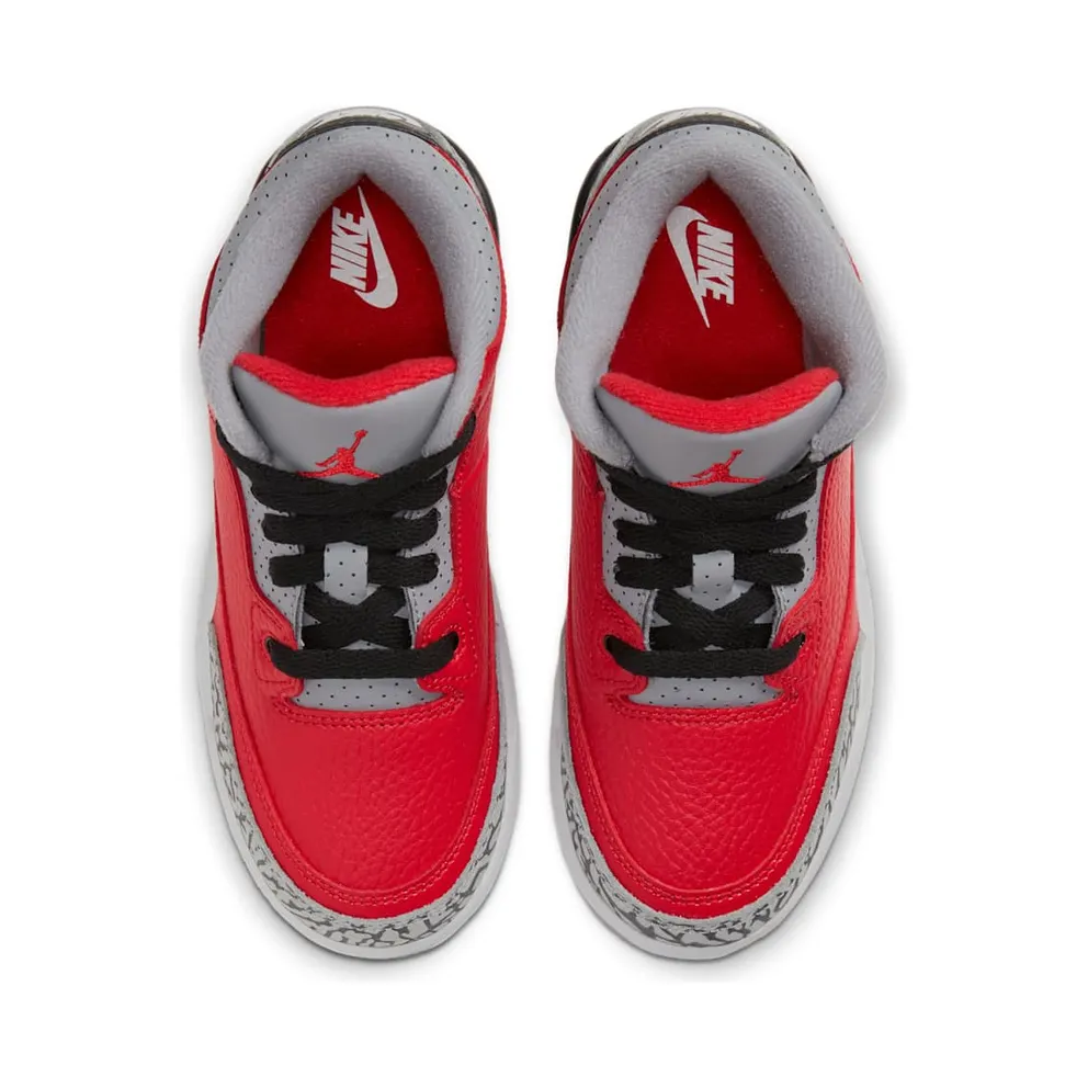 Jordan 3 Retro SE Fire Red (PS) Fire Red/Fire Red-Cement Grey-Black (CQ0487-600)