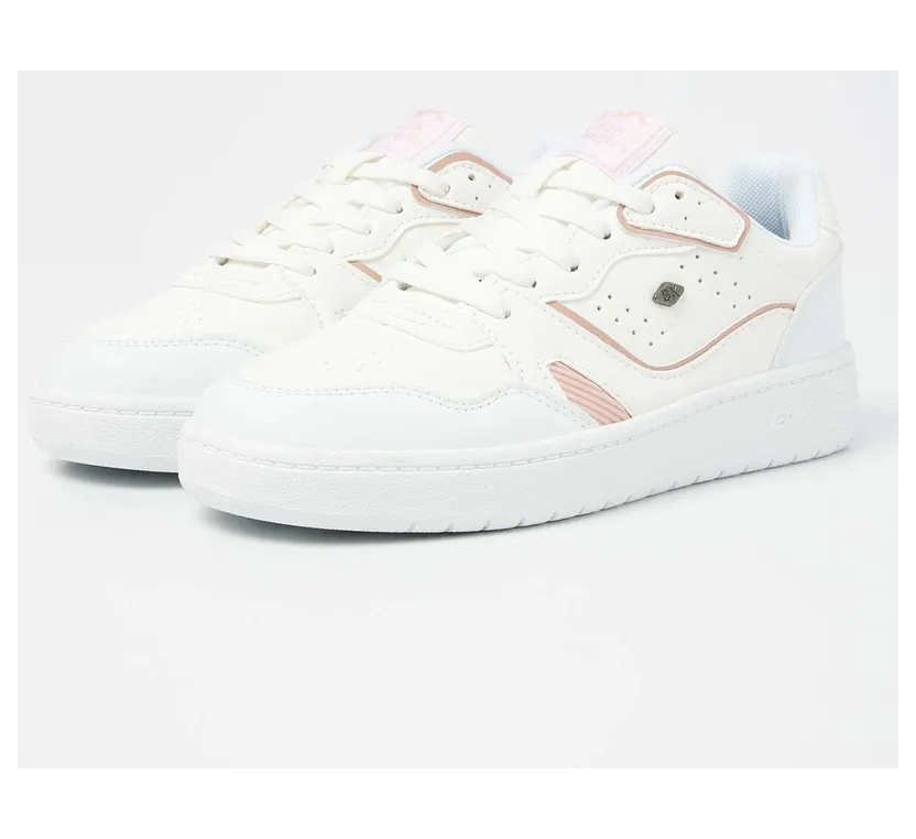 british knights sneaker WIT/PERZIK (B53-3603-01)