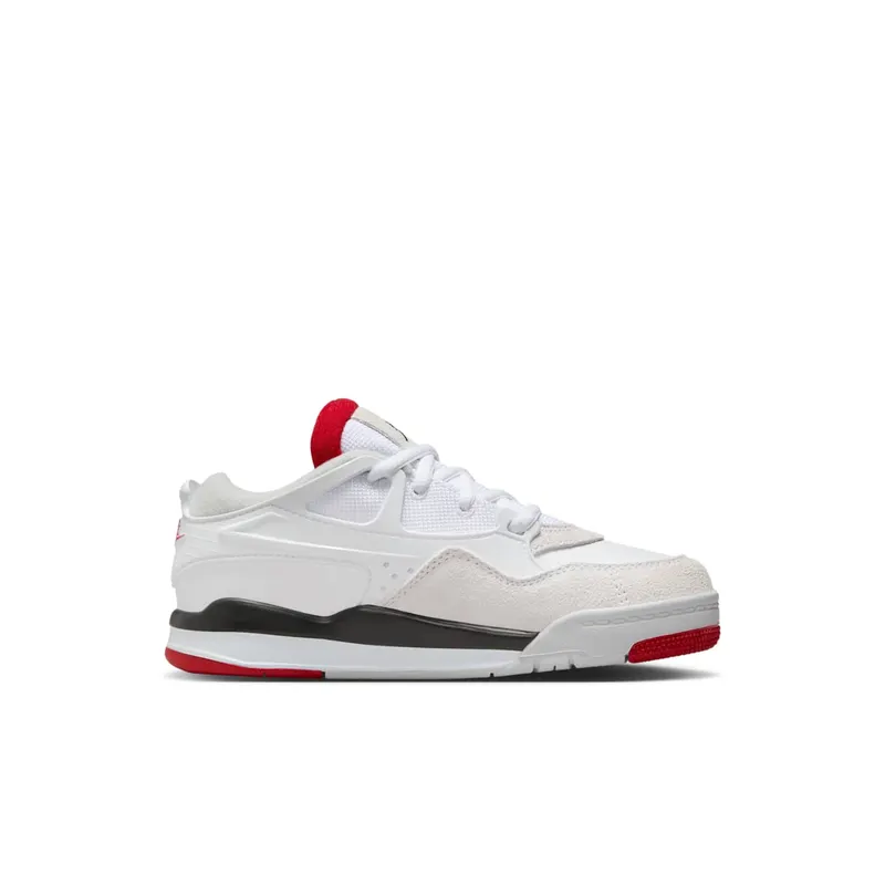 Jordan 4 RM White Black Neutral Grey Varsity Red (FQ7936-102)