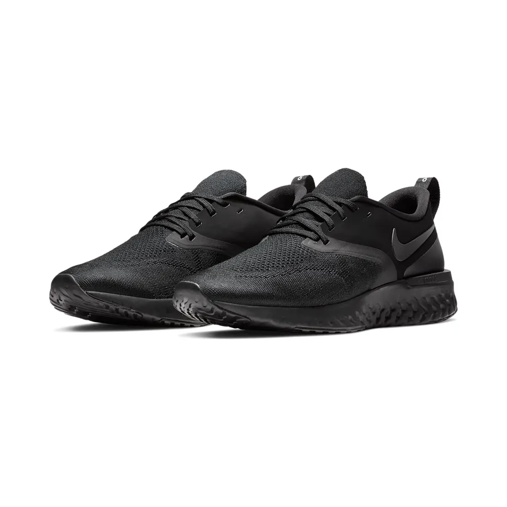 Nike Odyssey React 2 Flyknit Triple Black Black/Black-White (AH1015-003)