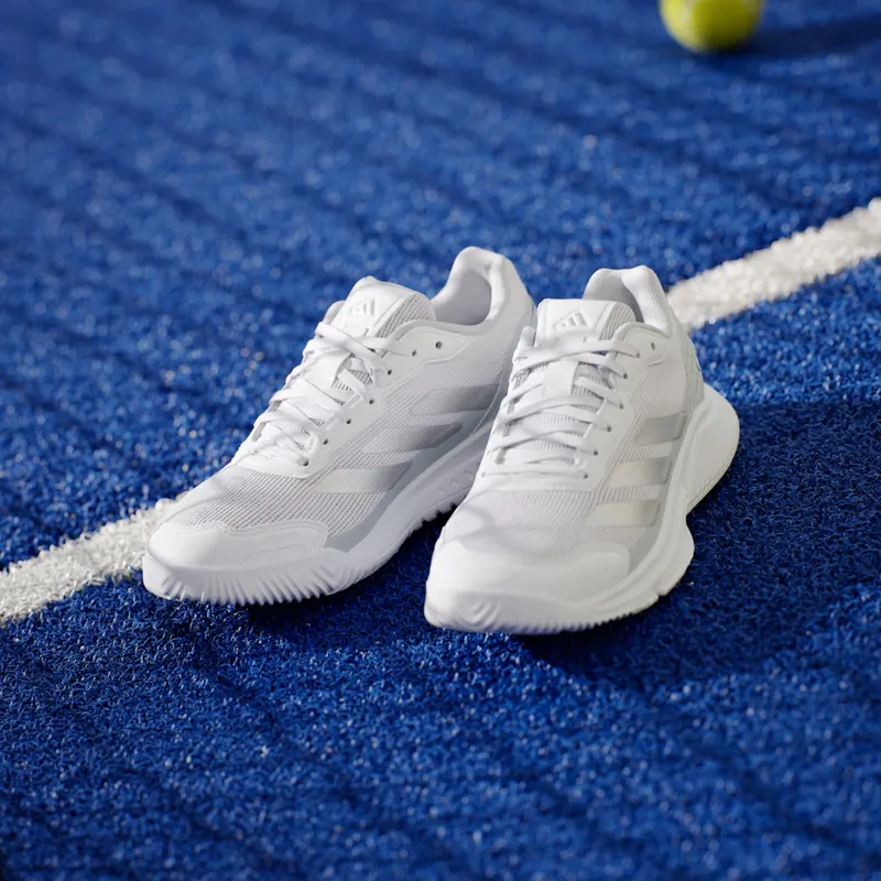 Adidas Courtquick Padel Cloud White / Silver Metallic / Cloud White (JR4658)