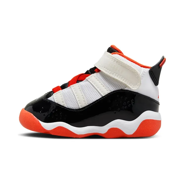 Jordan 6 Rings White Black Sail Team Orange (DV1344-108)