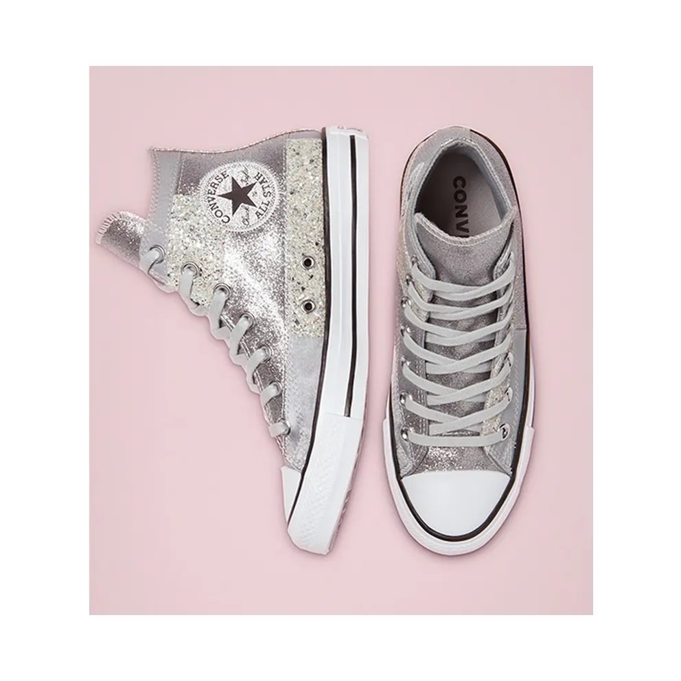 Converse Chuck Taylor All Star High ‘Ash Stone Glitter’ Ash Stone/Black/White (569426C)