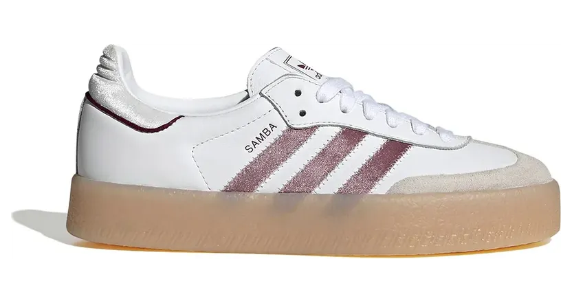 Adidas Originals Adidas Samba Lichtgrijs / Donkerlila / White (KI2151)