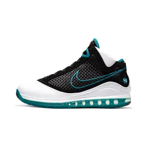 Nike LeBron VII QS Red Carpet “White / Glass Blue / Challenge Red / Black” (CU5133-100)