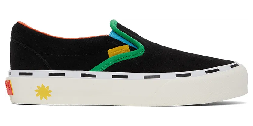 Vans Black Dobale Edition Vault Classic Slip-On Sneakers (VN0A3QXYBC1BOLD)