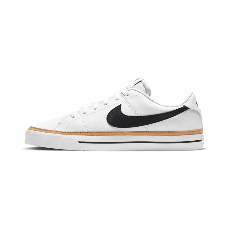 Nike Court Legacy “White / Desert Ochre / Gum Light Brown / Black” (CU4150-102)