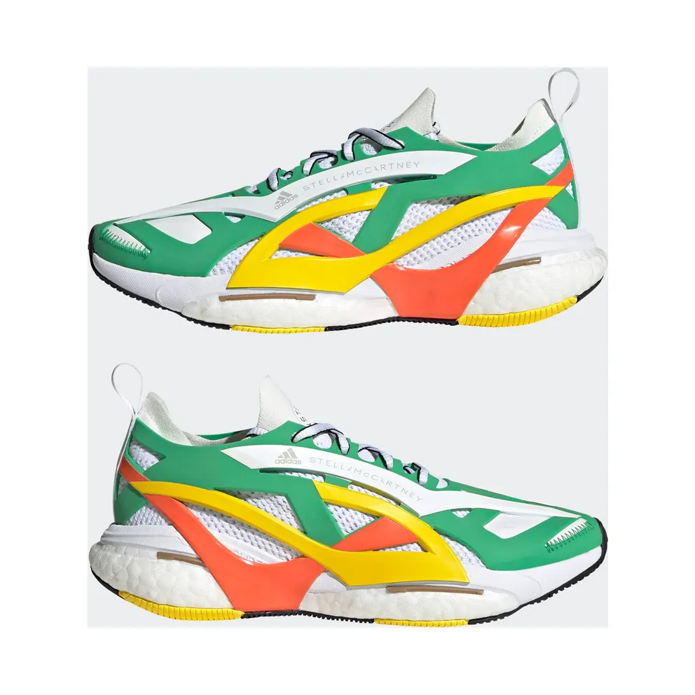 Adidas adidas by Stella McCartney Solarglide Running Green / Cloud White / Semi Impact Orange (GX9860)
