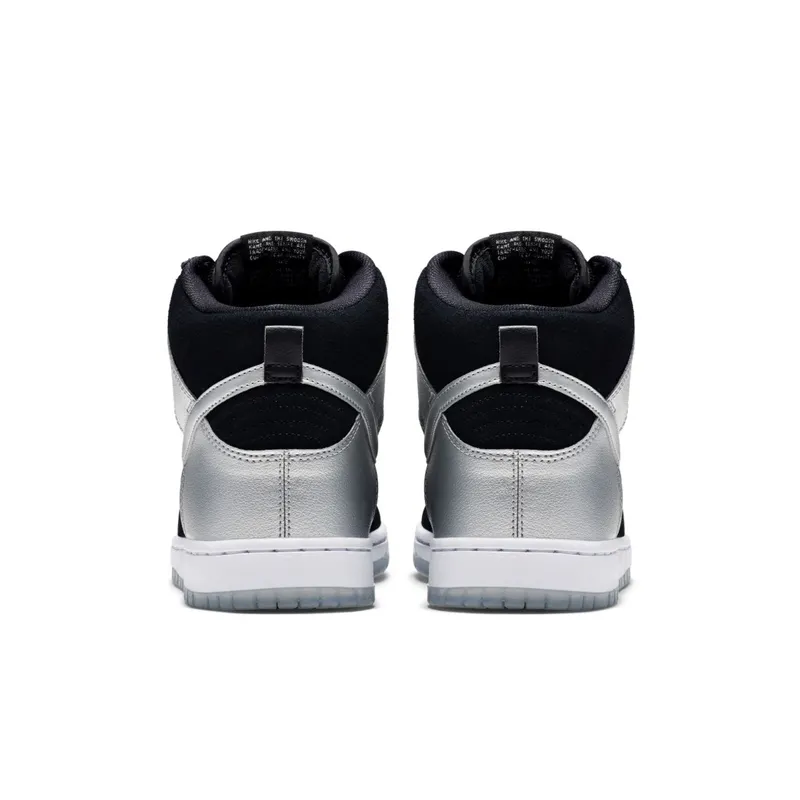 Nike Dunk SB High Tin Man Black/Metallic Silver-Black (305050-023)