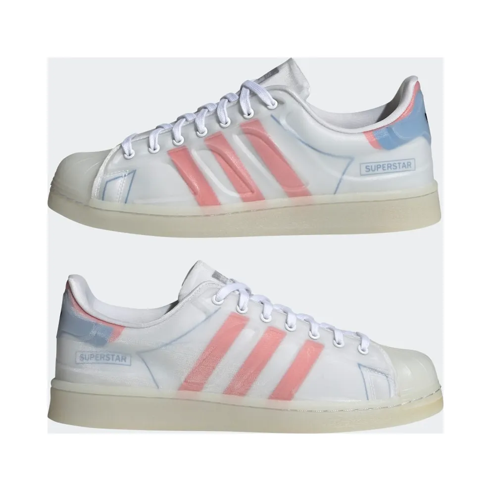 adidas Superstar Futureshell Cloud White / Semi Solar Red / Bright Blue (FX5544)
