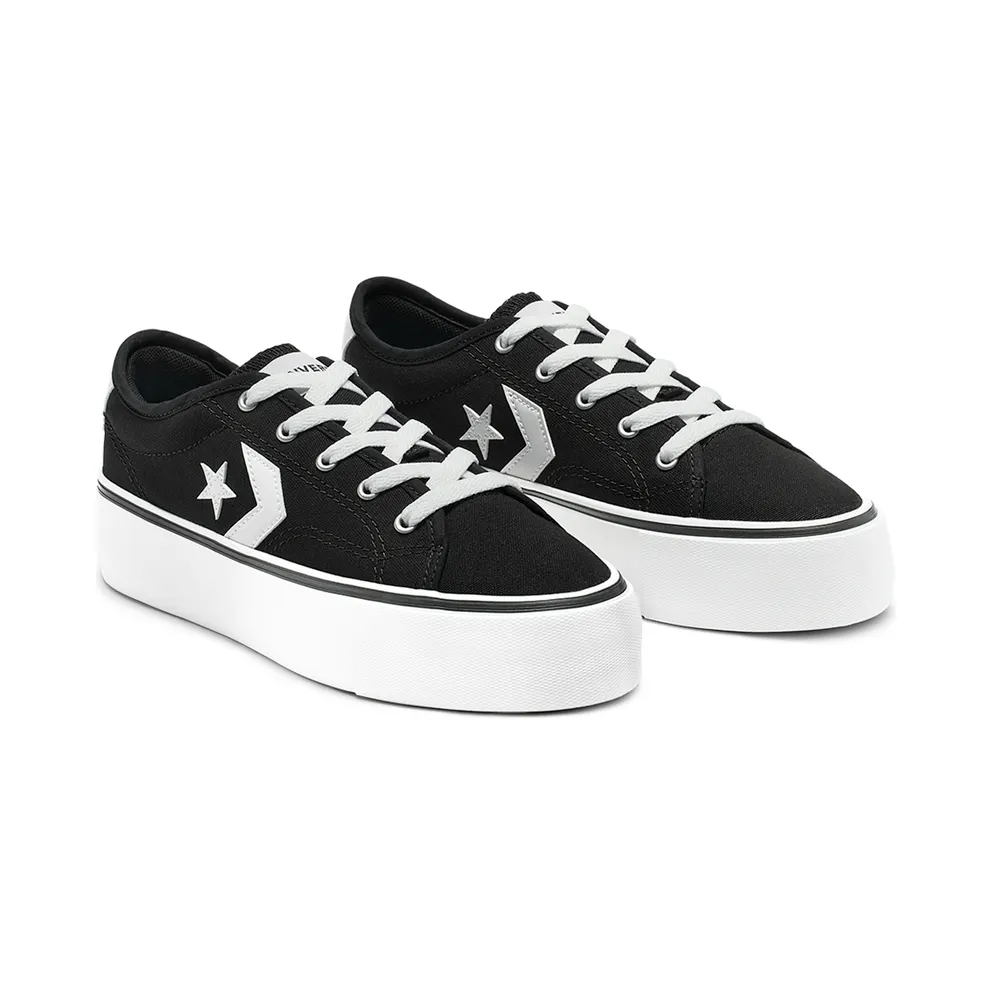 Converse Converse Star Replay Platform Low Top Converse Black/white (565366C)