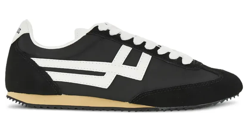 Pro-Keds Gestreifte Racer 77 Sneakers – Schwarz (R7226SLMNSBL00001)