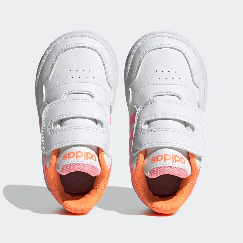 Adidas Hoops Cloud White / Beam Pink / Screaming Orange (H03859)