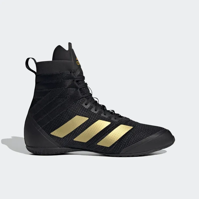adidas Speedex 18 Boksschoenen Core Black / Gold Metallic / Hazy Yellow (FX0564)