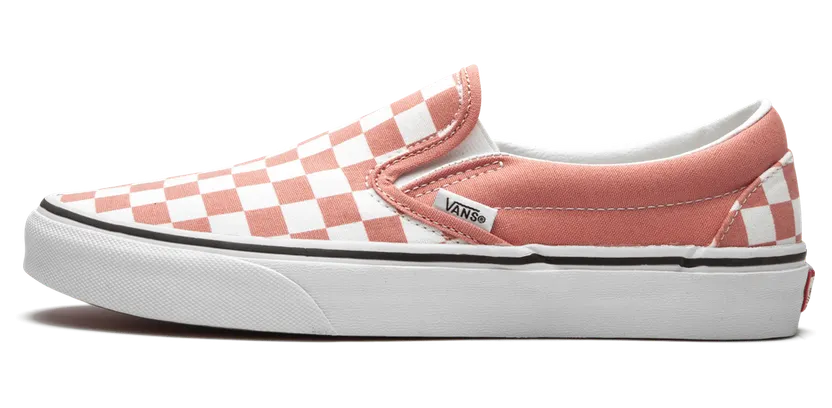 VANS Checkerboard Classic Slip-on Schoenen (Roze)