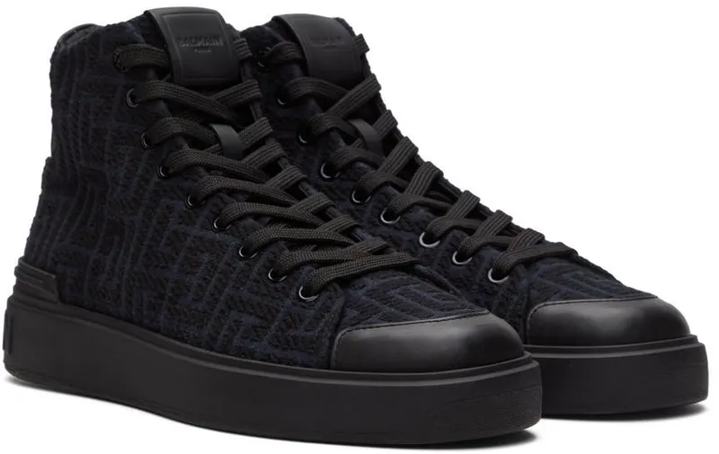 Balmain Black B-Court (YM1VG290TJCM)