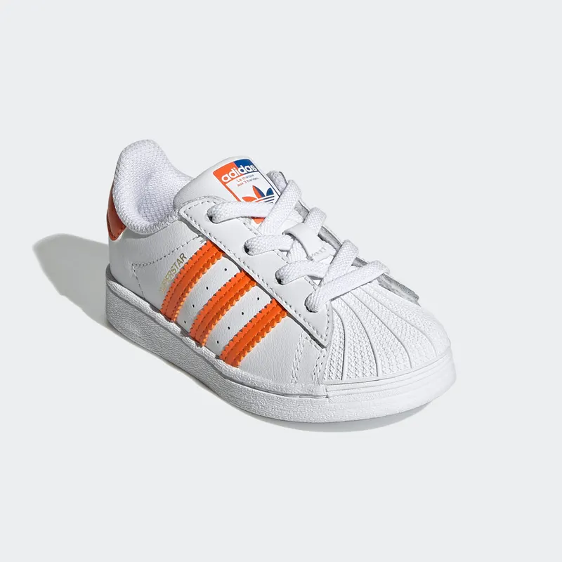 adidas Superstar Cloud White / Blue / Gold Metallic (FZ0653)