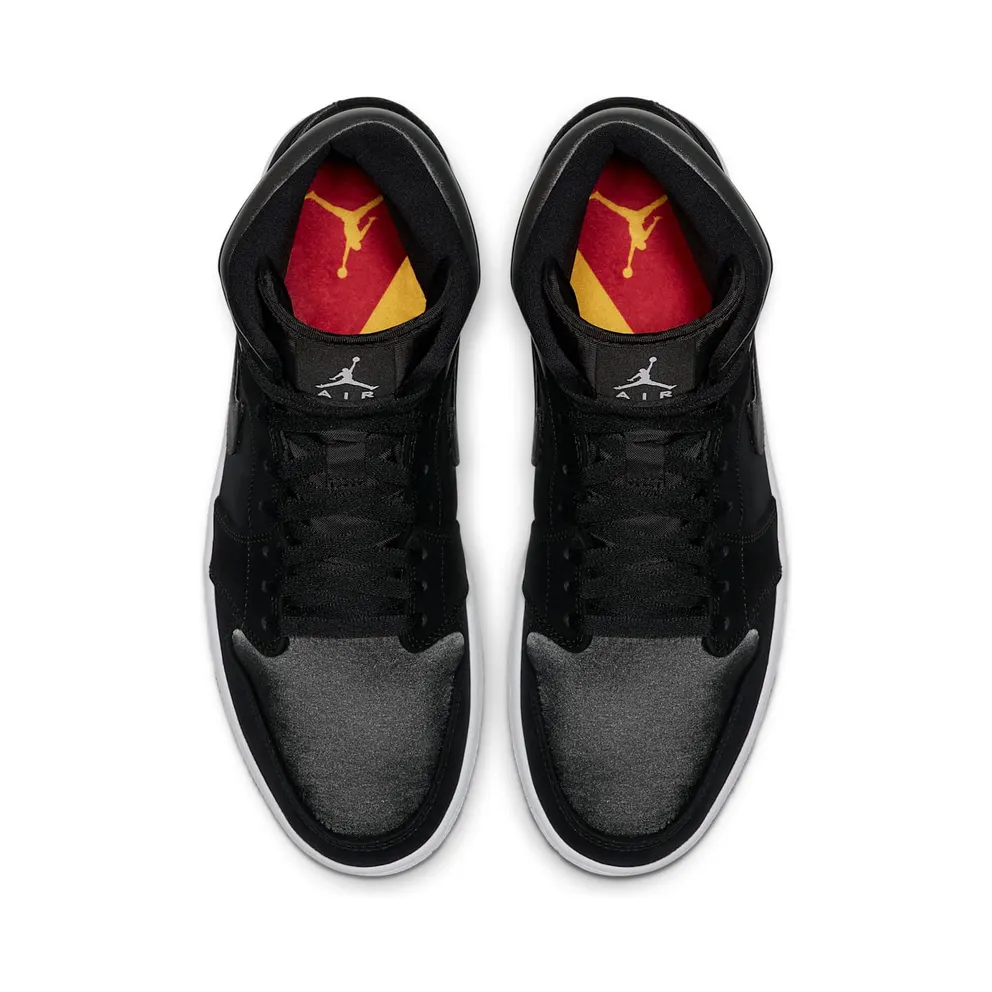 Jordan 1 Mid Nylon Black Anthracite Black/Anthracite-White (852542-012)