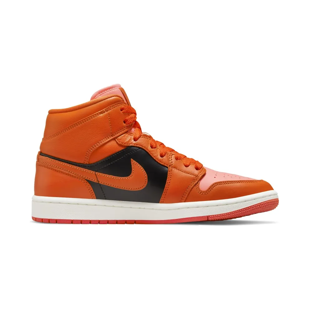 Air Jordan 1 Mid Orange Black (DM3381-600)