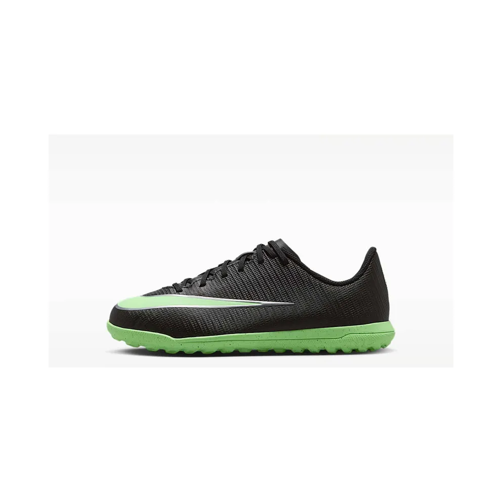 Nike Jr. Mercurial Vapor 17 Club ‘ Multi-Ground Low-Top “Black / Illusion Green” (IO1484-001)