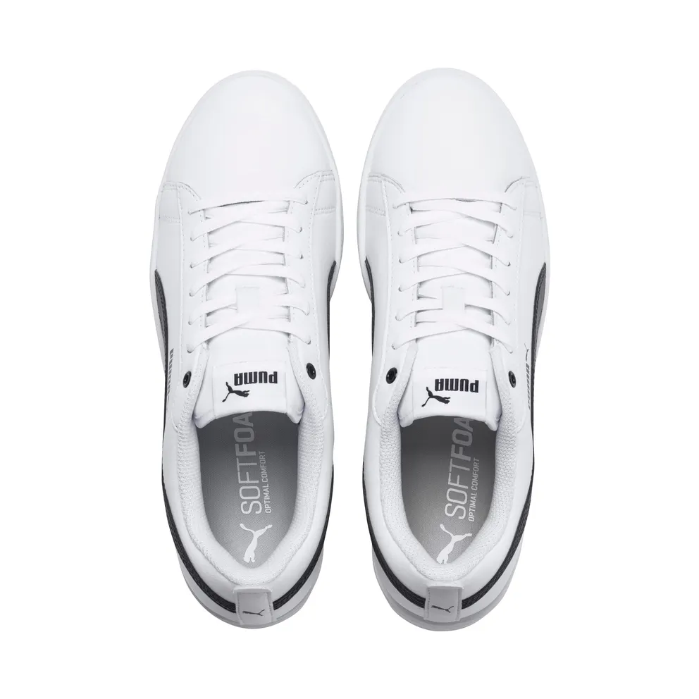 Puma Smash v2 leren White/Black (365208-01)