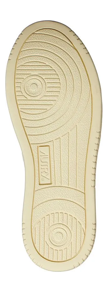 Autry Medalist Low Leather / Elephant White / Yellow / Amazon (AULWLE10) (5)