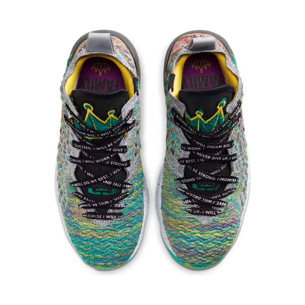 Nike LeBron 17 I Promise (GS) Neptune Green/White-Black (CW2761-300)