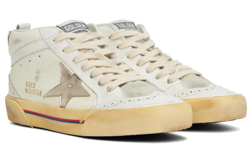 Golden Goose Off-White Mid Star Sneakers (GWF00122.F003221.15375) (4)