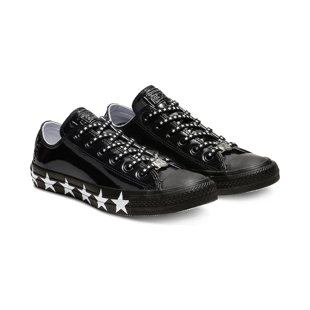 Converse Chuck Taylor All-Star Ox Miley Cyrus Black White Stars (W) Black/White (563720C)