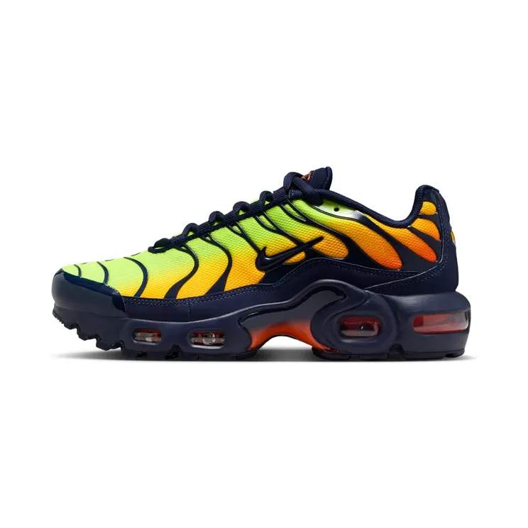 Nike Air Max Plus “Lemon Venom / Hyper Crimson / Laser Orange / Blackened Blue” (CD0609-700)