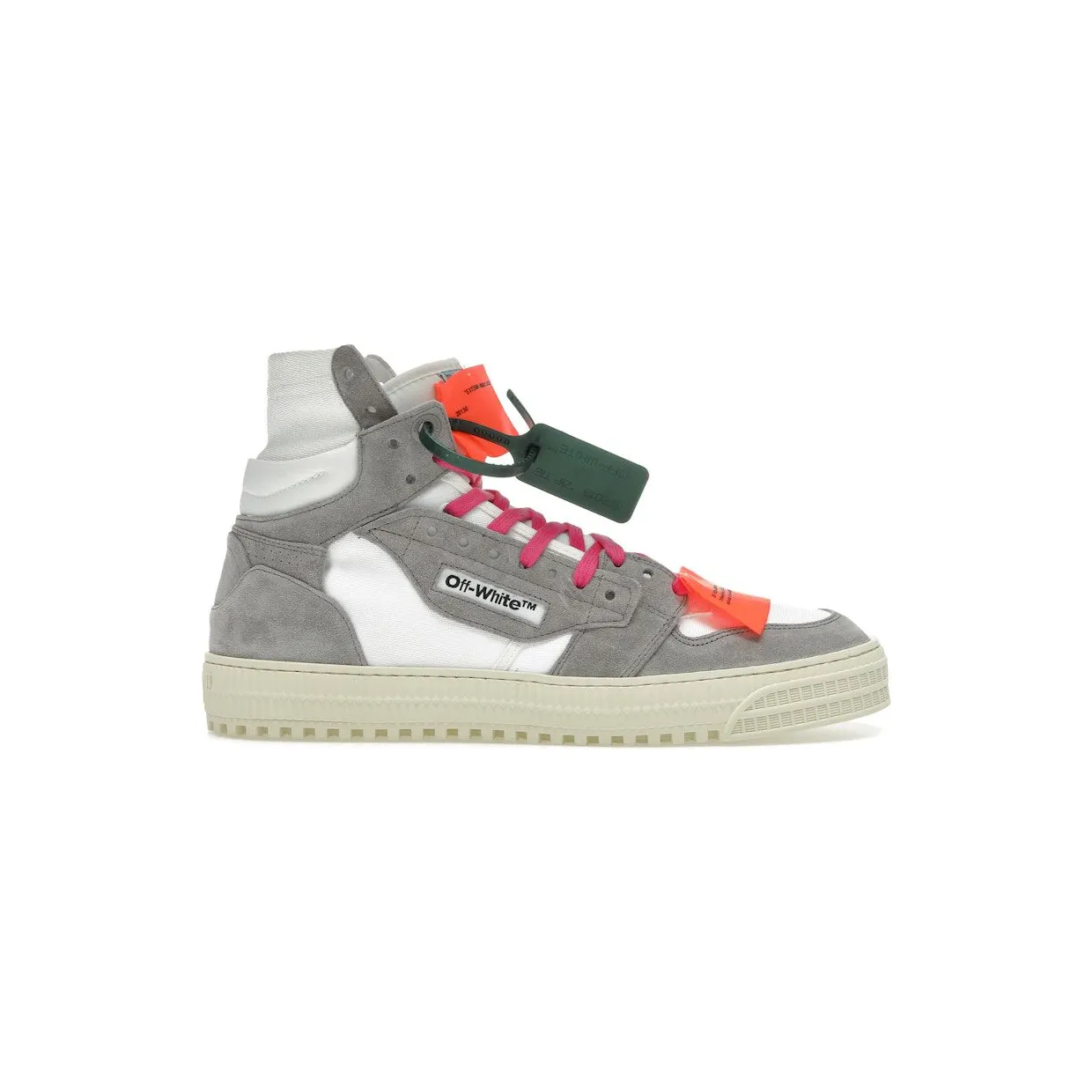 OFF-WHITE Off-Court 3.0 High White Grey Pink (FW22) (OMIA065F22LEA0020105)