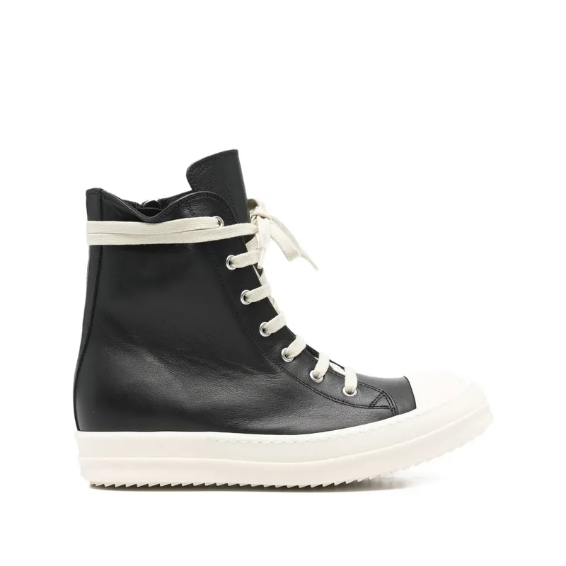 Rick Owens Lace-up Leather “Black” (RP01F6890 LCO 911)