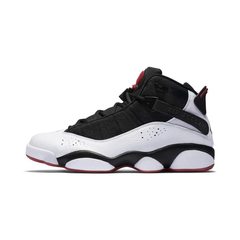 Jordan 6 Rings Black White Gym Red Black/White-Gym Red (322992-012)