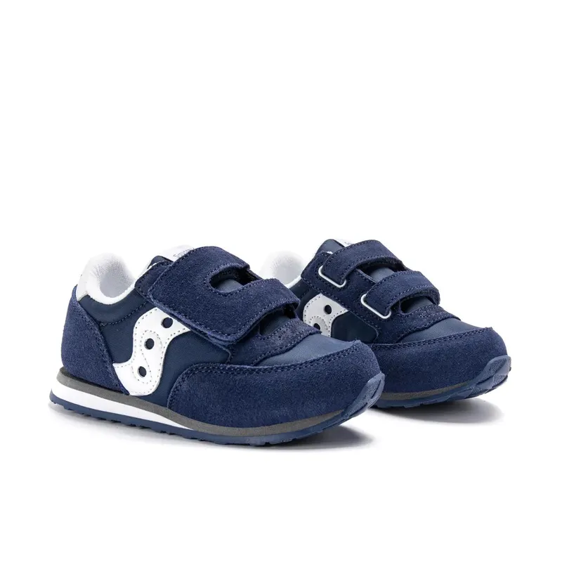Saucony Jazz Hook & Loop TD “Navy / White” (ST35410A)