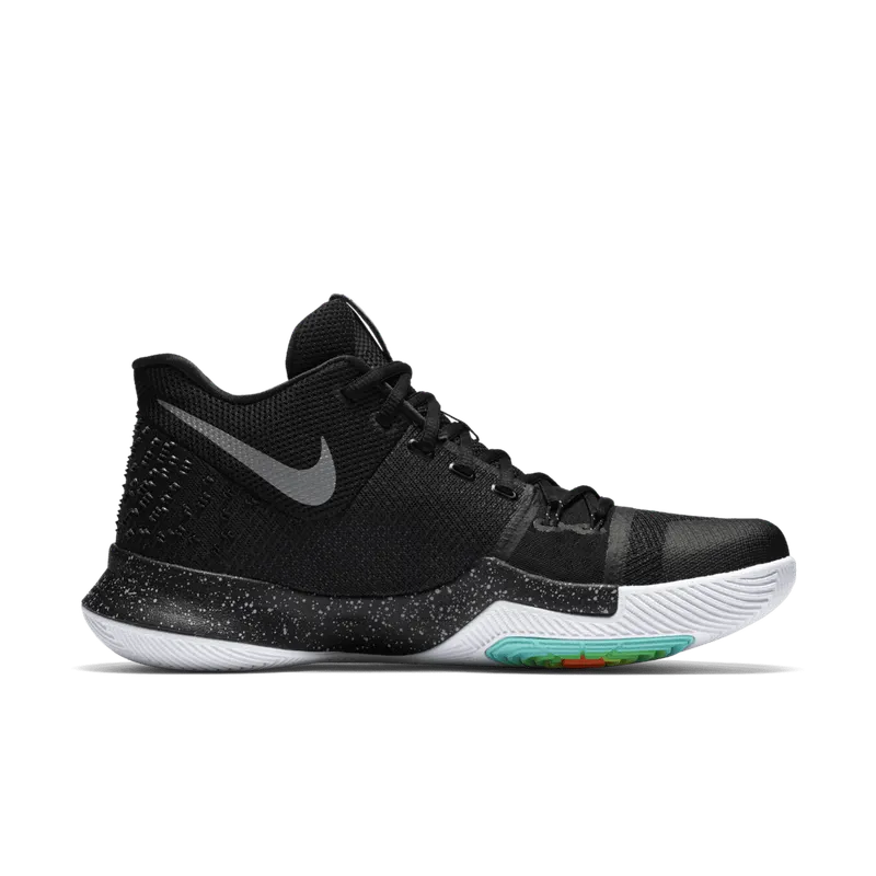 Nike Kyrie 3 Black Ice Black/Total Crimson-Dark Grey-White (852395-018)