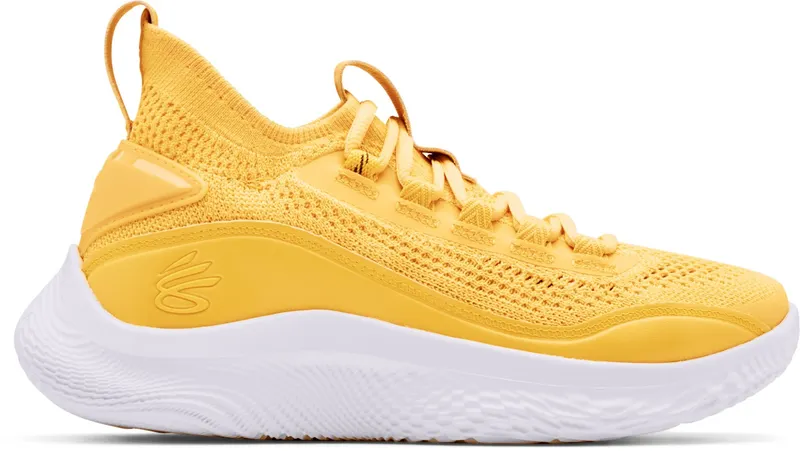 Under Armour Basketball Shoes Grade School Curry Flow 8 Yellow (3023527-701)