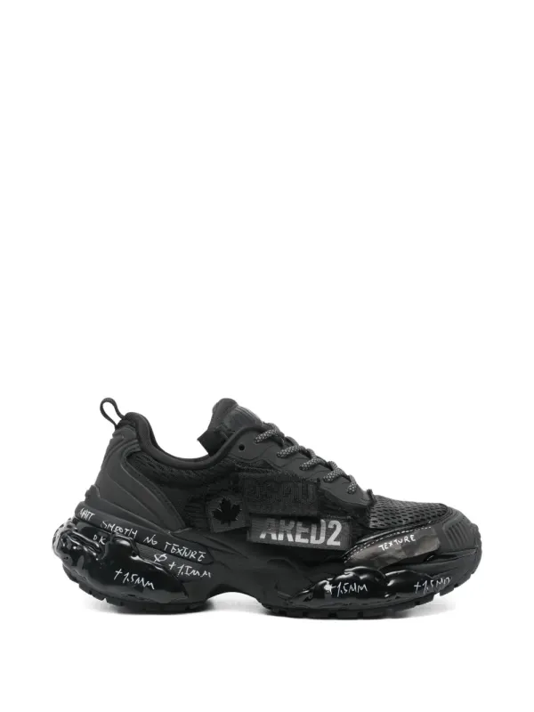 DSQUARED2 Faster sneakers with reliëf – White (SNW046135508740)