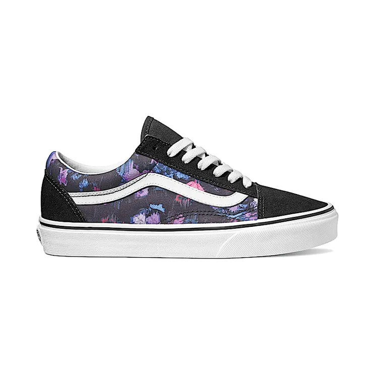 Vans Old Skool ‘Warped Floral’ Black/True White (VN0A4BV5T7R)