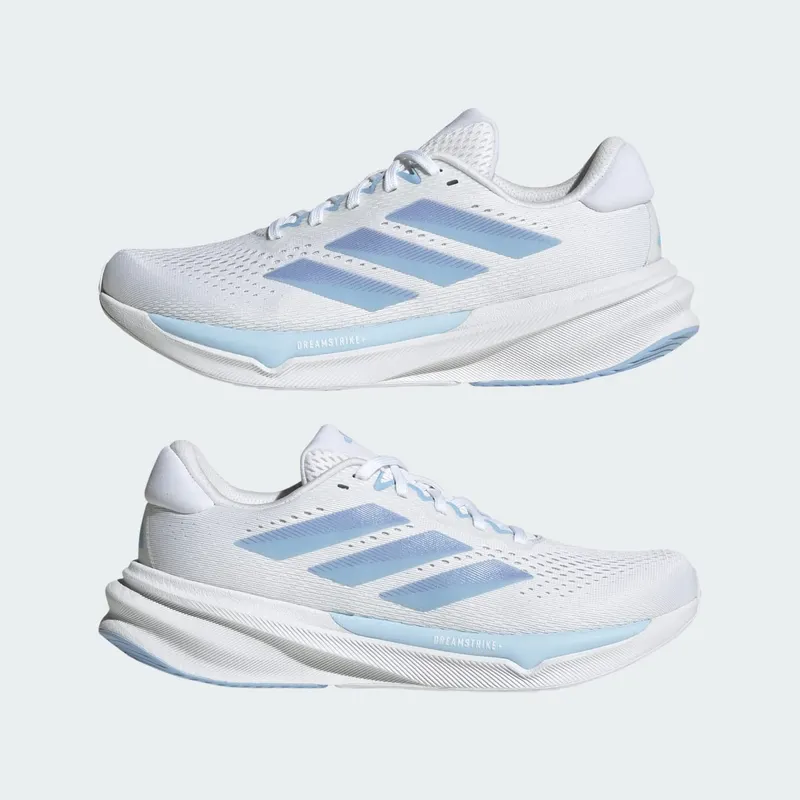 Adidas Supernova Stride 2.0 Running Shoes Cloud White / Glow Blue / Grey One (JR2955)