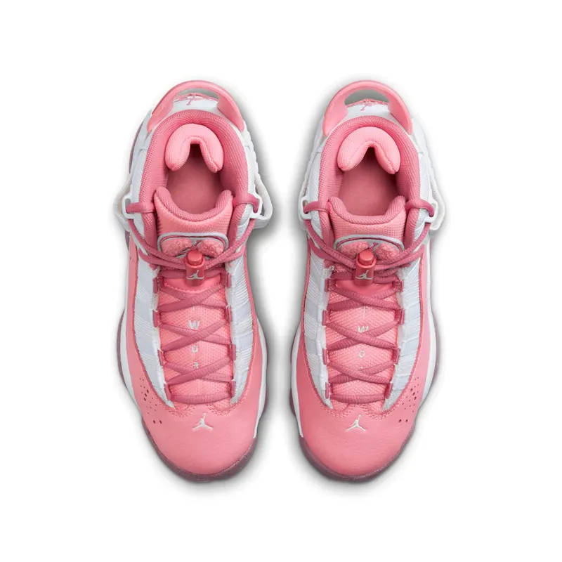 Jordan 6 Rings Coral Chalk White Desert Berry (323419-616)