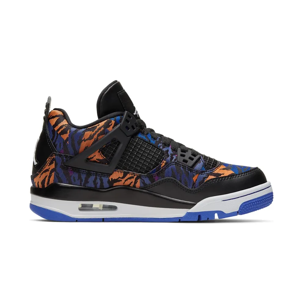 Jordan 4 Retro Black Rush Violet (GS) Black/White-Rush Violet (BQ9043-005)